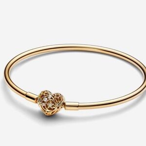 Pandora Gold Heart Bracelet